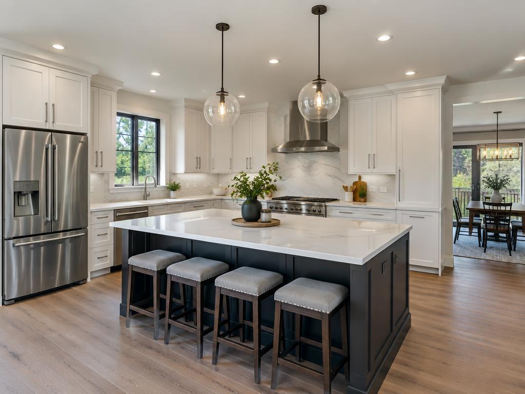 Remodeled modern kitchen